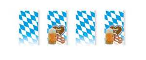 Fahnenketten blau/weiß